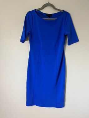 Banana Republic Royal Blue Midi Sheath Dress